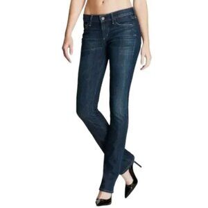 Citizens Of Humanity W28 L34 Dark Blue Ava 90s Y2K Low Rise Straight Leg Jeans